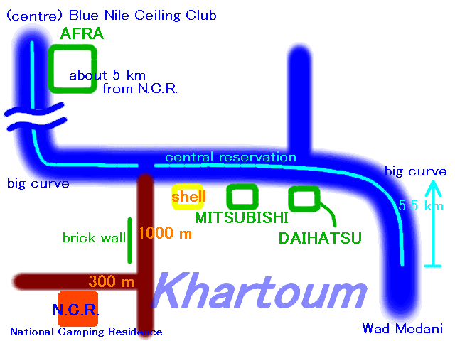 Khartoum map