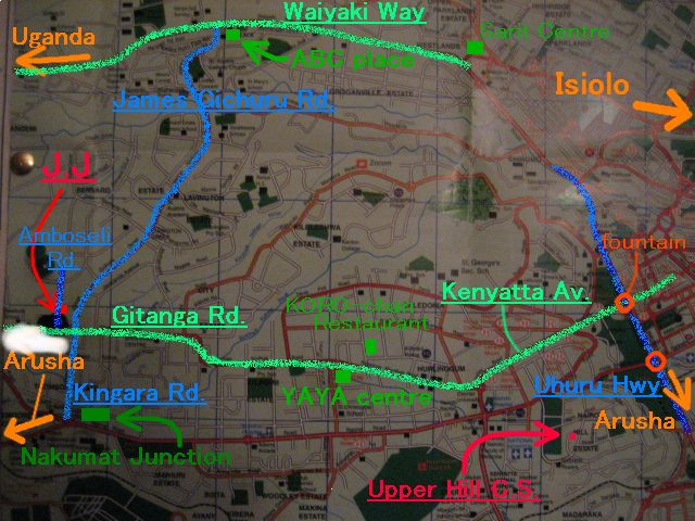 Nairobi town map