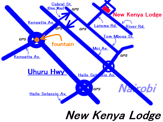 New Kenya Lodge map