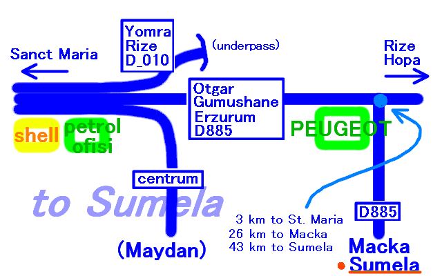 to Sumela map