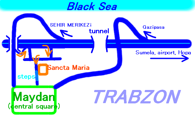 TRABZON map